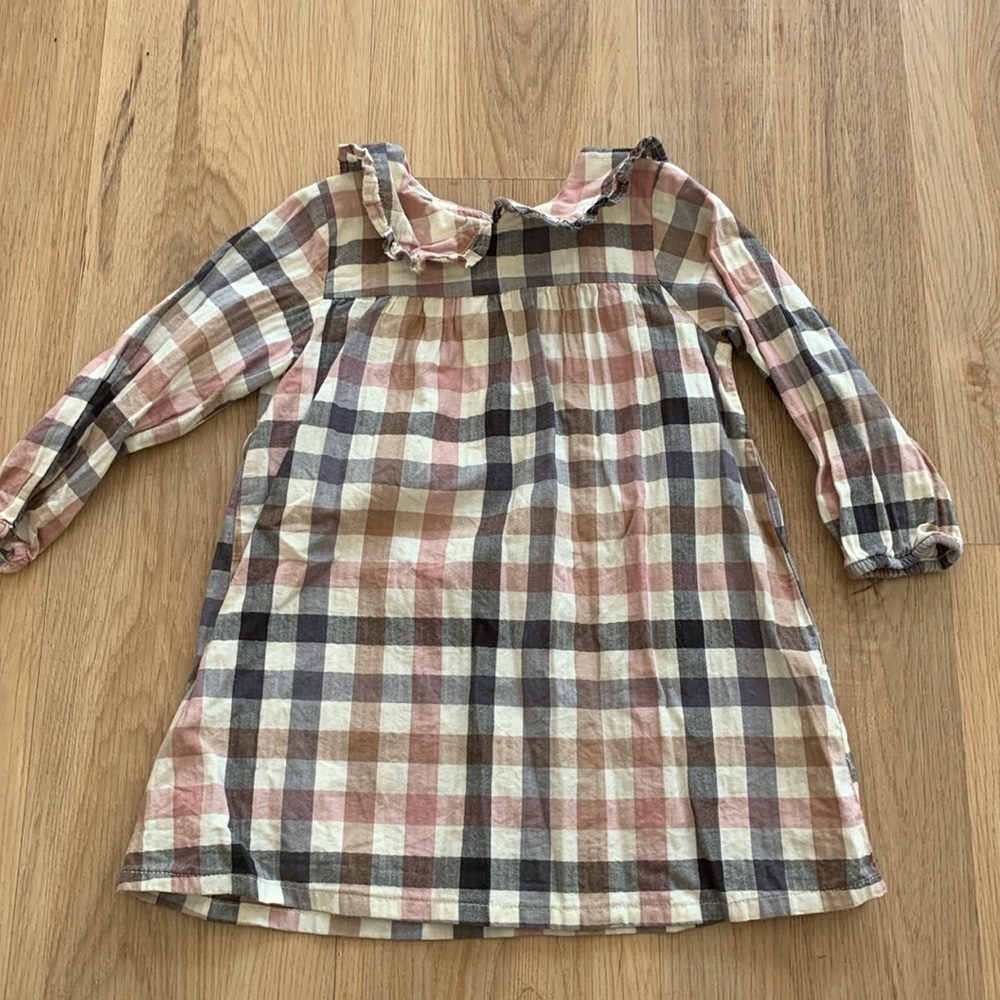 H&M plaid dress with Color 2T